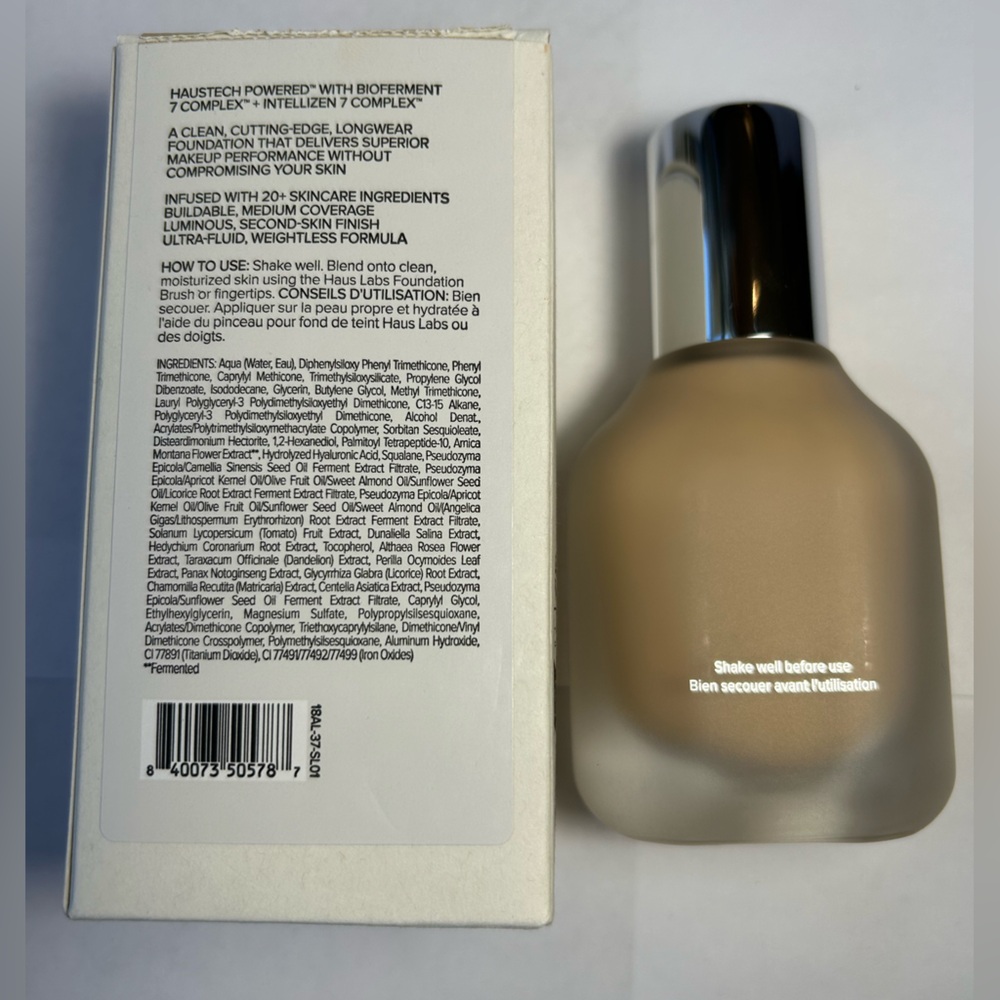 NWT🌷#190 Haus Labs Triclone Skin Tech Medium Coverage Foundation - Picture 3 of 4